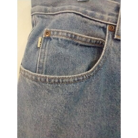 LL Bean Men's Jeans Relaxed Fit Straight Leg Faded Denim Cotton - 38 x 32  NWT - Picture 2 of 9